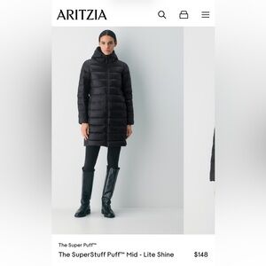 Aritzia The SuperStuff Puff™ Mid - Lite Shine- NWT - Medium-